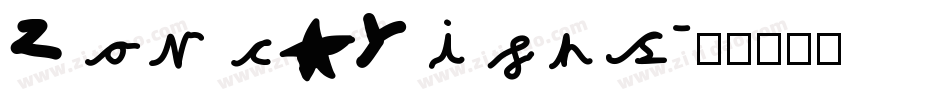 Alex Brush字体转换